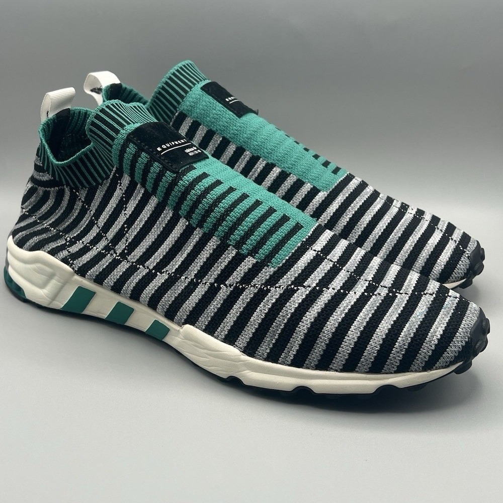 Adidas EQT Support SK PK Gray And Green Slip On Runner - Men's Size 13 USED